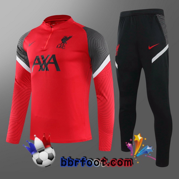 Survetement Foot FC Liverpool Enfant Rouge 20/21