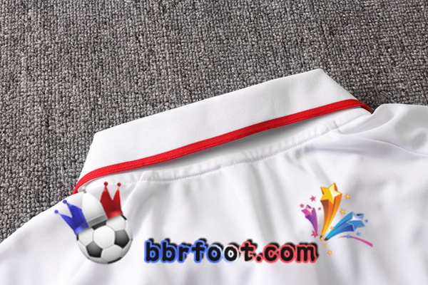 Polo Foot FC Liverpool + Pantalon Blanc Rouge 20/21