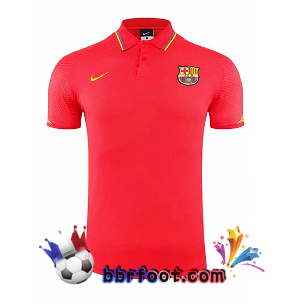 Polo Foot FC Barcelone Rouge 20/21