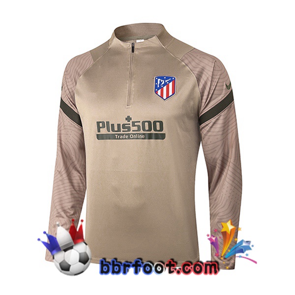 Sweatshirts Homme Atletico Madrid Kaki 20/21