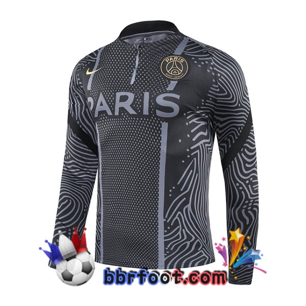 Sweatshirts Homme Paris PSG Jordan Noir 20/21