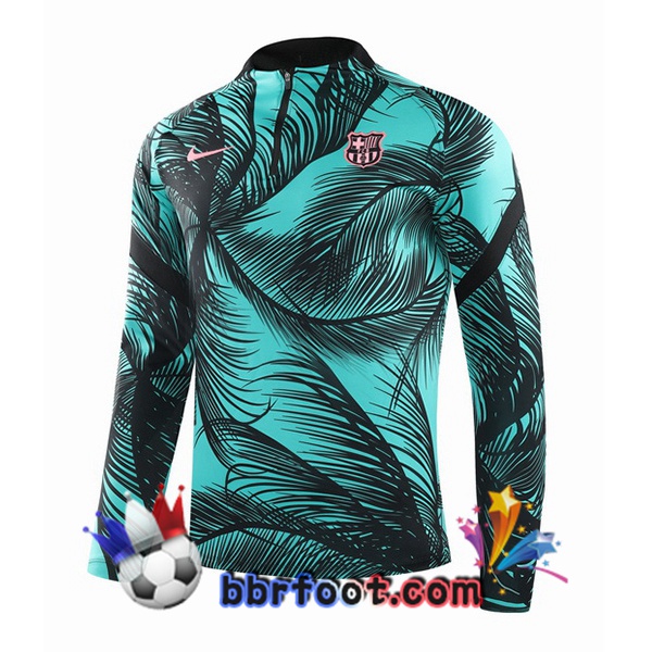 Sweatshirts Homme FC Barcelone Vert Noir 20/21