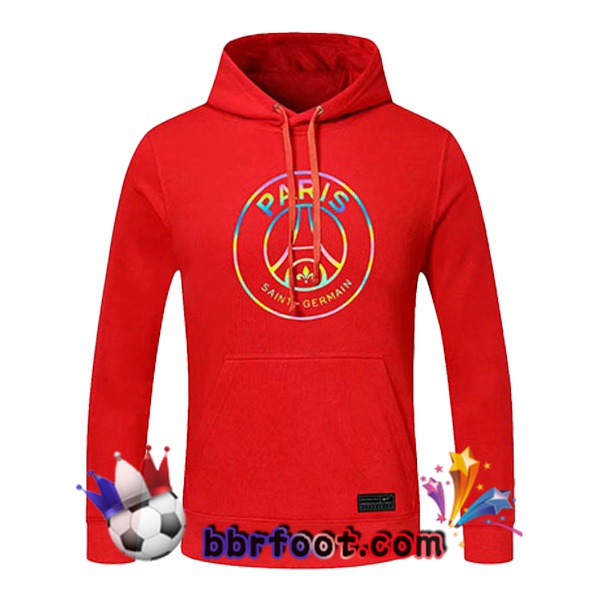 Sweatshirt à Capuche Paris PSG Rouge 20/21