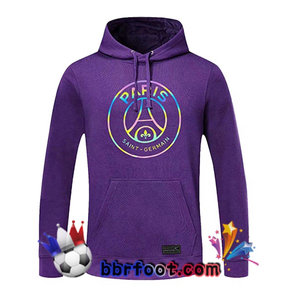Sweatshirt à Capuche Paris PSG Pourpre 20/21