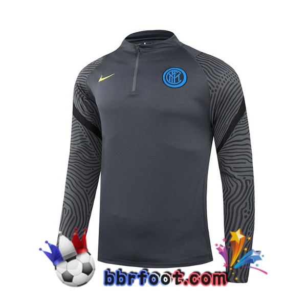 Sweatshirts Homme Inter Milan Gris Fonce 20/21
