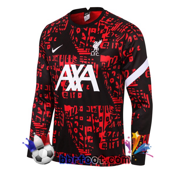 Sweatshirts Homme FC Liverpool Rouge Noir 20/21