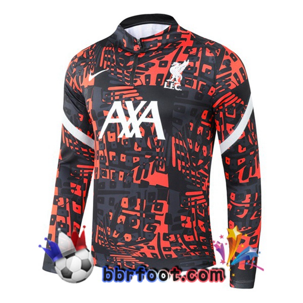 Sweatshirts Homme FC Liverpool Noir Rouge 20/21