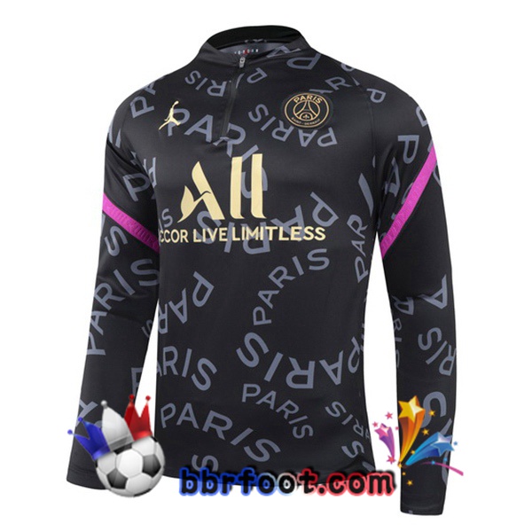 Sweatshirts Homme Paris PSG Jordan Noir 20/21