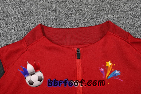 Survetement Foot FC Liverpool Rouge Noir 20/21