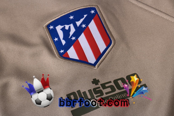 Veste Survetement Foot Atletico Madrid Kaki 20/21