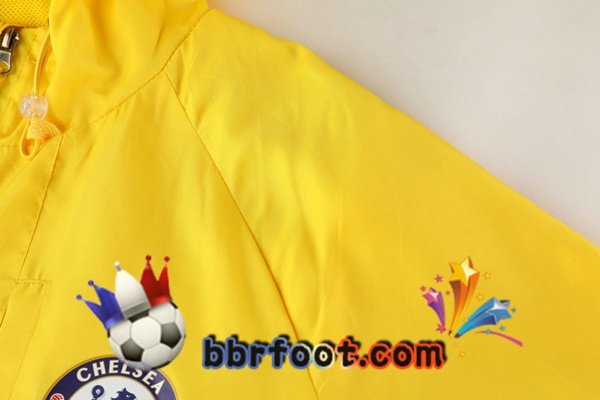 Coupe Vent Survetement Foot FC Chelsea Jaune 20/21