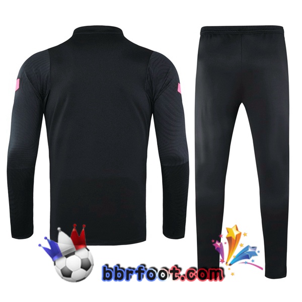 Survetement Foot FC Barcelone Noir 20/21