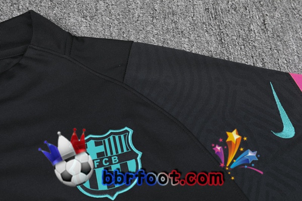 Survetement Foot FC Barcelone Noir 20/21