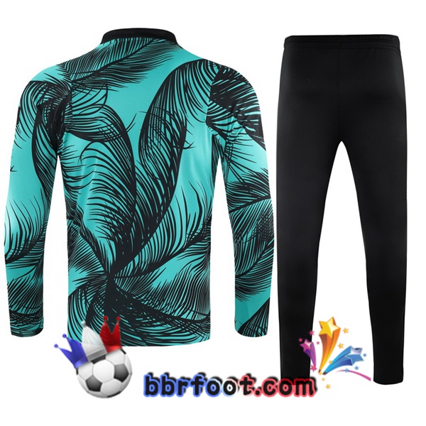 Survetement Foot FC Barcelone Vert Noir 20/21