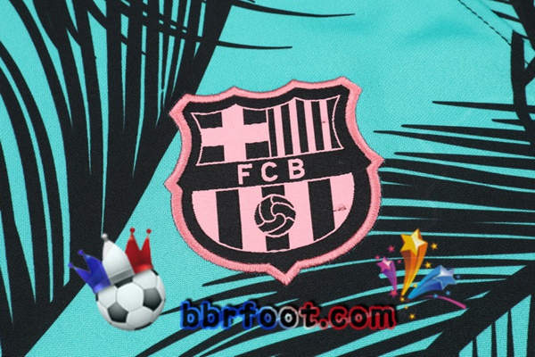 Survetement Foot FC Barcelone Vert Noir 20/21
