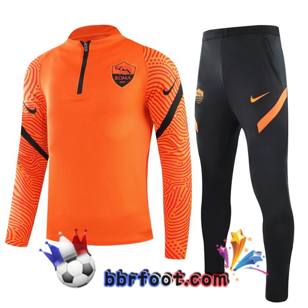 Survetement Foot AS Roma Orange 20/21