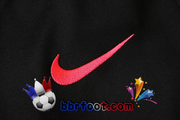 Veste A Capuche Survetement Foot FC Barcelone Noir Vert Rose 20/21