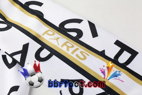 Veste Survetement Foot JORDAN Paris PSG Blanc 20/21