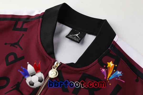 Veste Survetement Foot JORDAN Paris PSG Pourpre 20/21