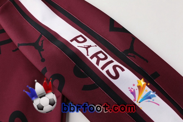 Veste Survetement Foot JORDAN Paris PSG Pourpre 20/21