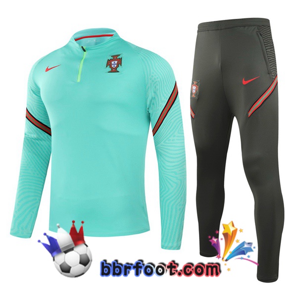 Survetement Foot Portugal Vert 20/21