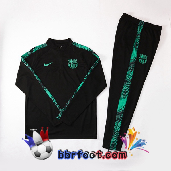 Survetement Foot FC Barcelone Noir 20/21