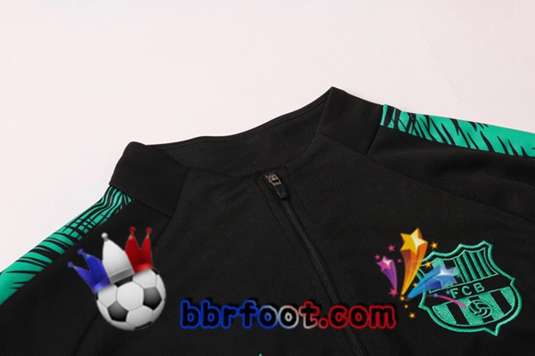 Survetement Foot FC Barcelone Noir 20/21