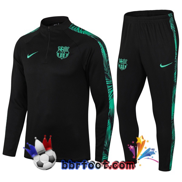 Survetement Foot FC Barcelone Noir 20/21