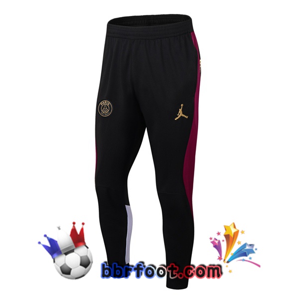 Survetement Foot Paris PSG Jordan Noir Pourpre 20/21
