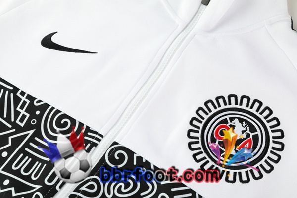 Veste Survetement Foot Club America Blanc 20/21