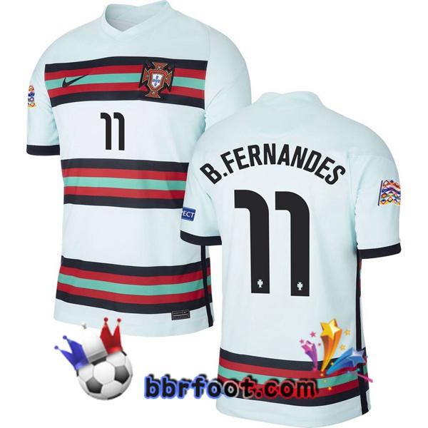 Maillot Equipe de Portugal (B.FERNANDES 11) Exterieur 20/21