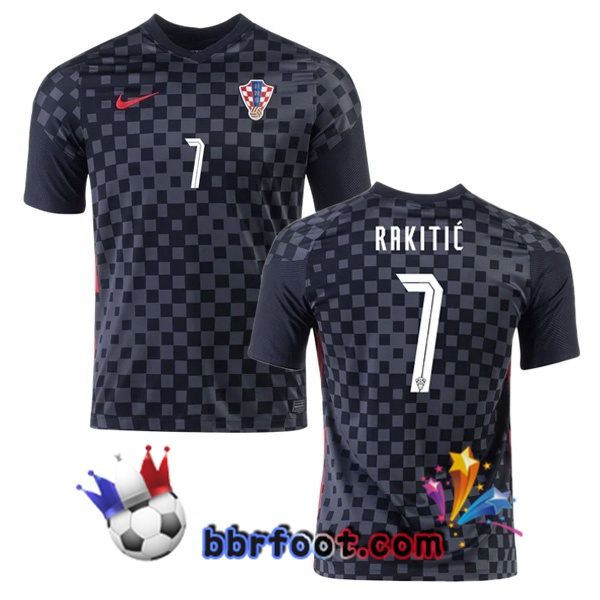 Maillot Equipe de Croatie (RAKITIĆ 7) Exterieur 20/21