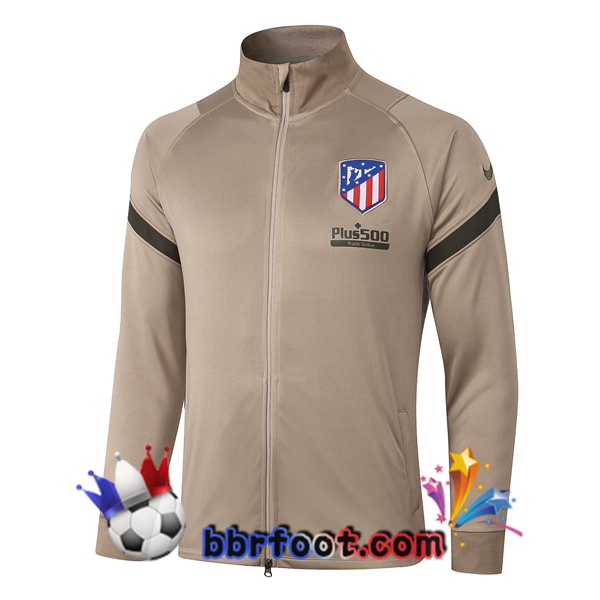 Veste Foot Atletico Madrid Kaki 20/21