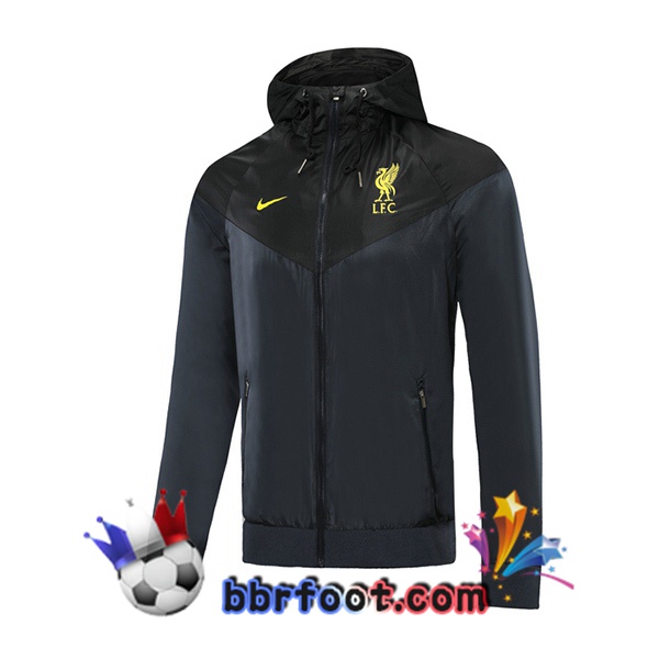 Coupe Vent FC Liverpool Noir 20/21