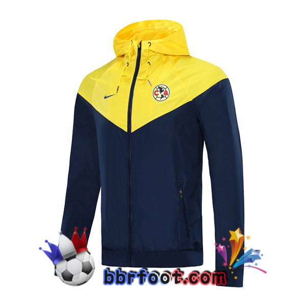 Coupe Vent Club America Bleu Royal Jaune 20/21