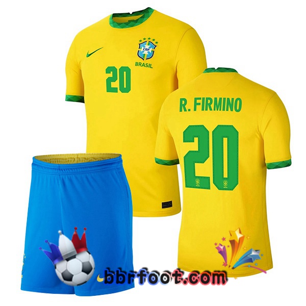 Maillot Equipe de Bresil (R.FIRMINO 20) Enfant Domicile 20/21