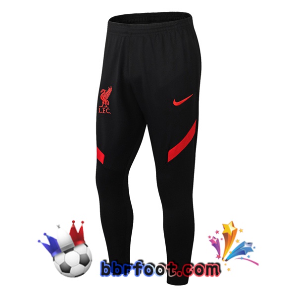 Pantalon Foot FC Liverpool Noir Rouge 20/21