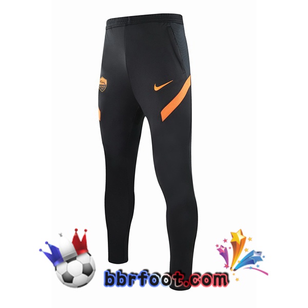 Pantalon Foot AS Roma Noir 20/21