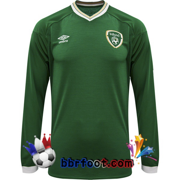 Maillot Equipe De UMBRO FAI Irlande Gardien de but Manche Longue Vert 20/21