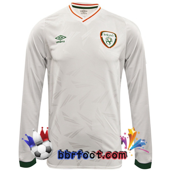 Maillot Equipe De UMBRO FAI Irlande Gardien de but Manche Longue Gris 20/21