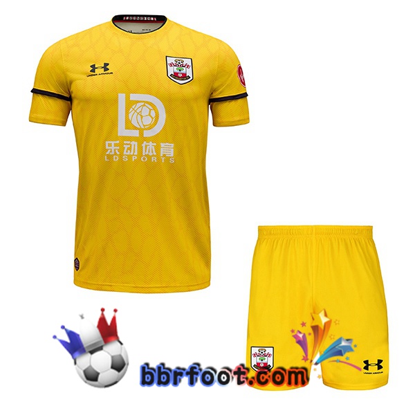 Maillot Foot Southampton FC Enfant Gardien de but Jaune 20/21