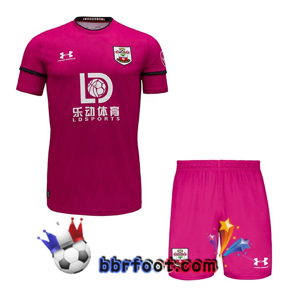Maillot Foot Southampton FC Enfant Gardien de but Rose 20/21