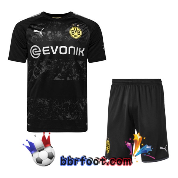 Maillot de Foot Dortmund BVB Enfants Exterieur 19/20