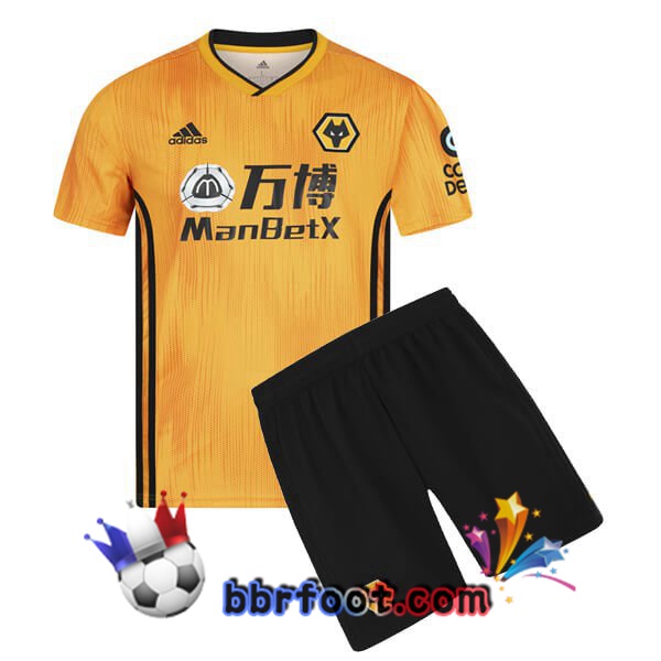 Maillot de Foot Wolves Enfants Domicile 19/20