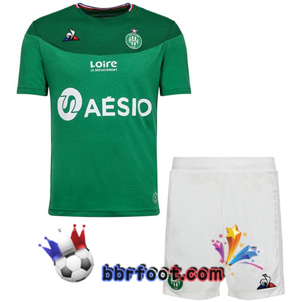 Maillot de Foot AS St Etienne Enfants Domicile 19/20