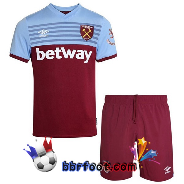 Maillot de Foot West Ham Enfants Domicile 19/20