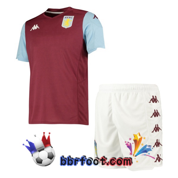 Maillot de Foot Aston Villa Enfants Domicile 19/20