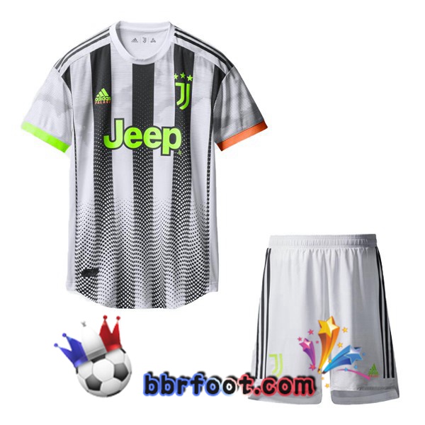 Maillot de Foot Juventus Adidas X Palace Collabore Edition Speciale Enfants Domicile 19/20