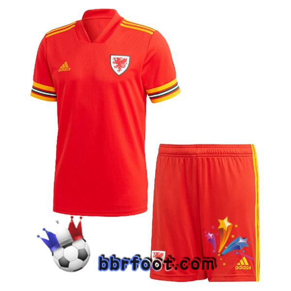 Maillot Equipe De Pays de Galles Enfants Domicile 20/21 Maillot Equipe De Pays de Galles Enfants Domicile 20/21