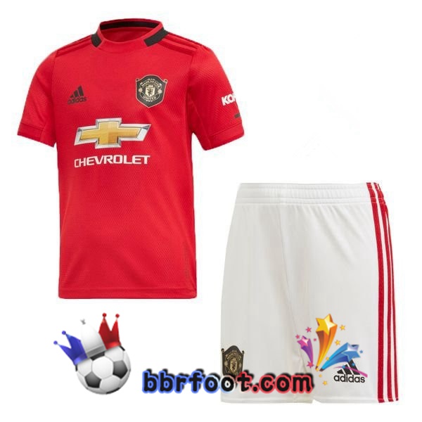 Maillot de Foot Manchester United Enfants Domicile 19/20
